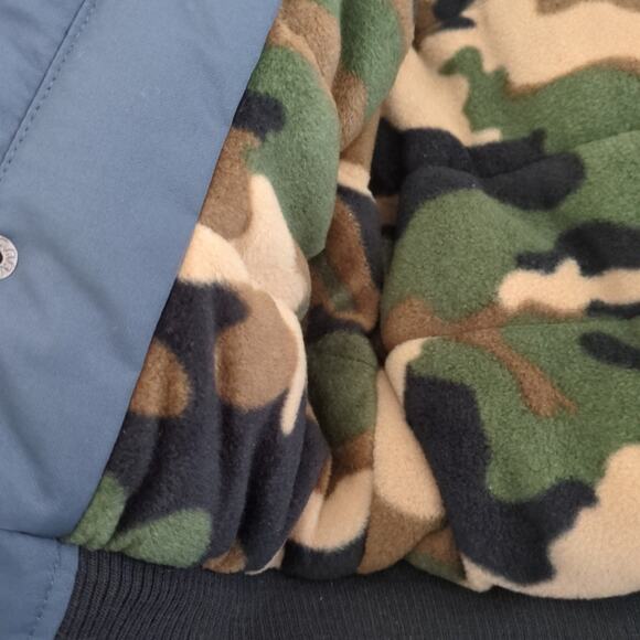 Diesel Little Boys camo fleece lined hooded Bomber Parka jacket NEW with Tags 2T - Picture 4 of 10